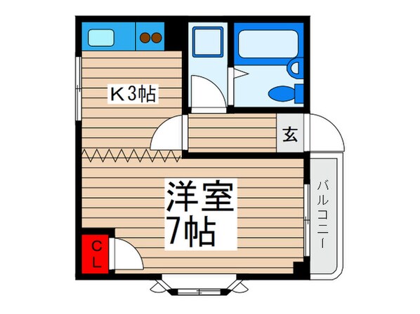 メゾン・ド・ローズの物件間取画像